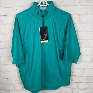 NWT Men's Zero Restriction 1/4 Zip Cloud Windbreaker Vented Jacket Sz. S Bonus